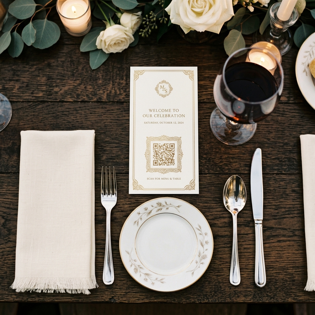 Carton avec code QR Memorix sur table